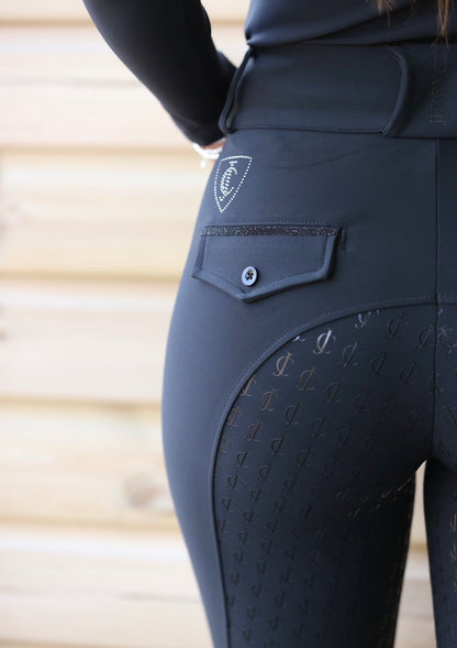 Ebony Black Breeches