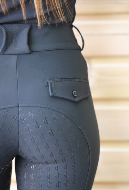 Ebony Black Breeches