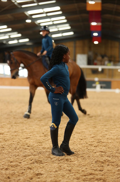 Rising Star Base Layer - Blueberry & Silver