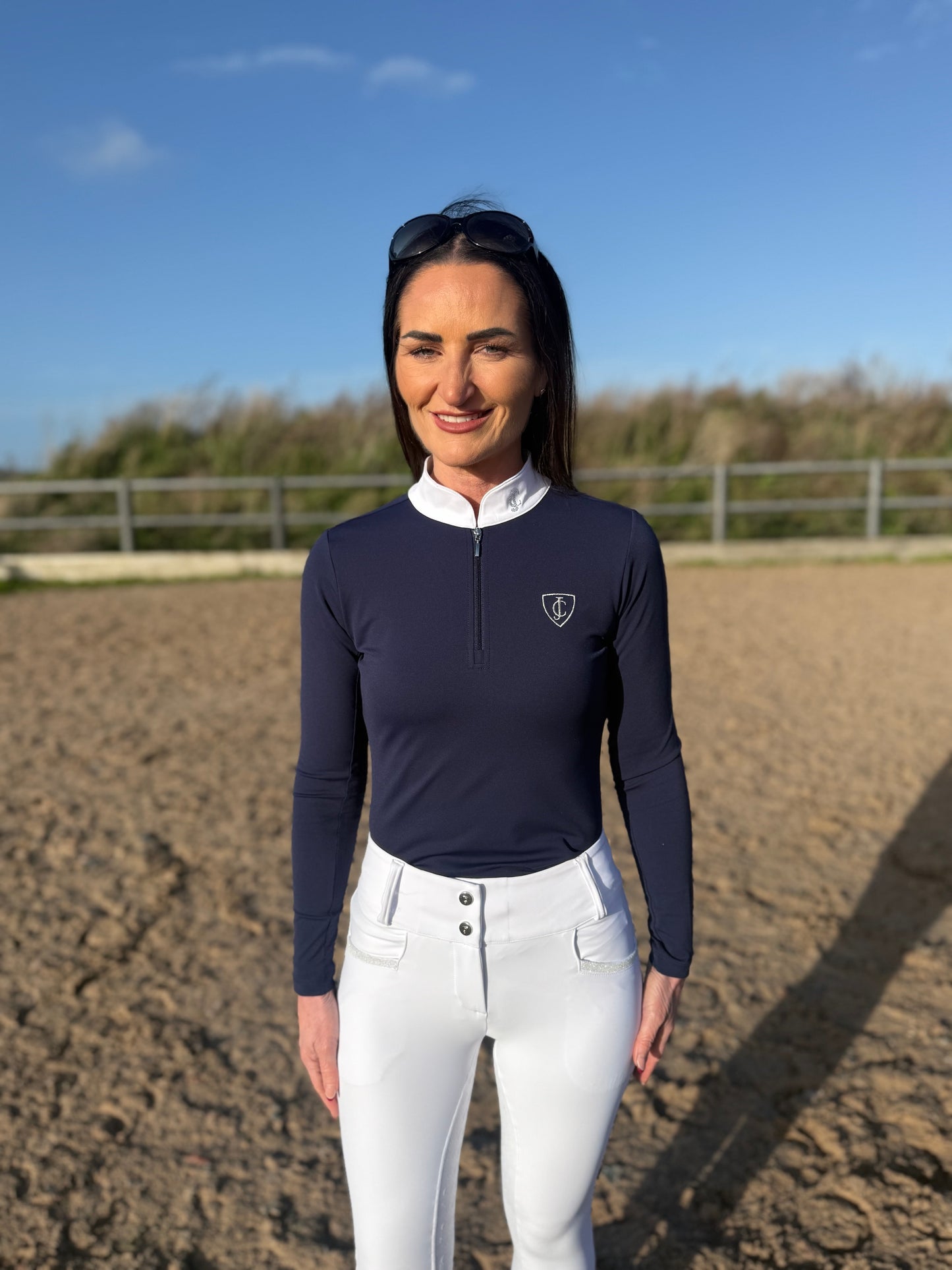 Aimee Navy Show Shirt