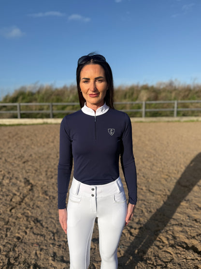 Aimee Navy Show Shirt