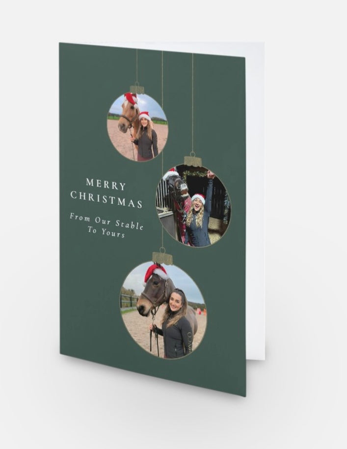 Personalised, Signed Xmas Card