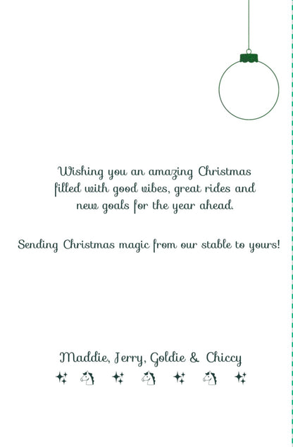 Personalised, Signed Xmas Card