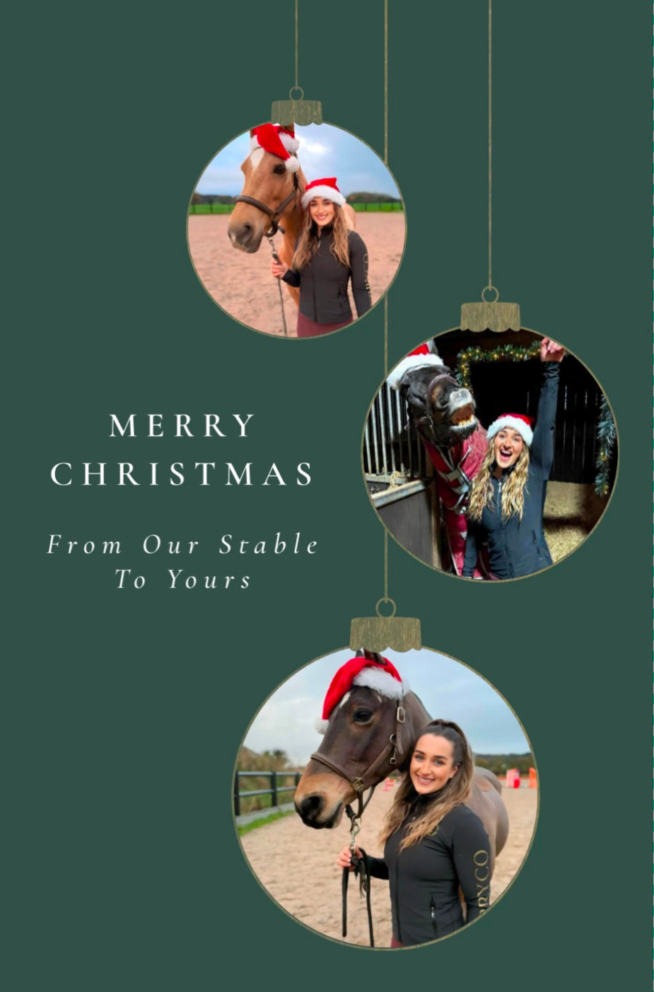 Personalised, Signed Xmas Card