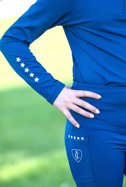 Rising Star Base Layer - Teal & Silver