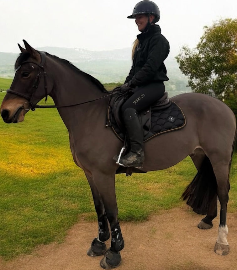Nero Black & Gold Saddle Pad